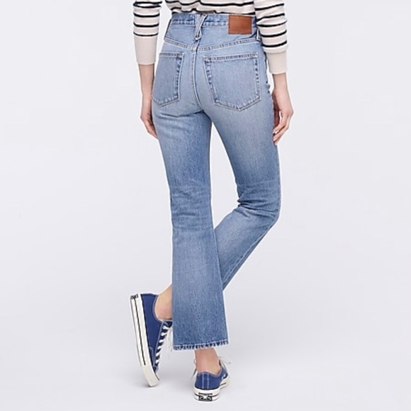 J. Crew Rigid Kickout Crop Jean-Sailor Blu… - Picture 7 of 9